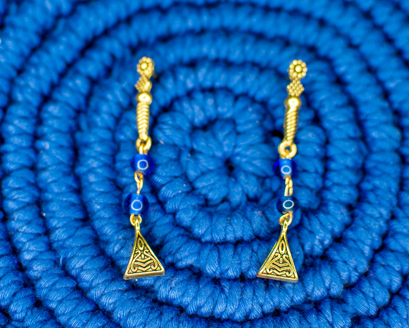 Statement Necklace Set, Handpainted : Handmade