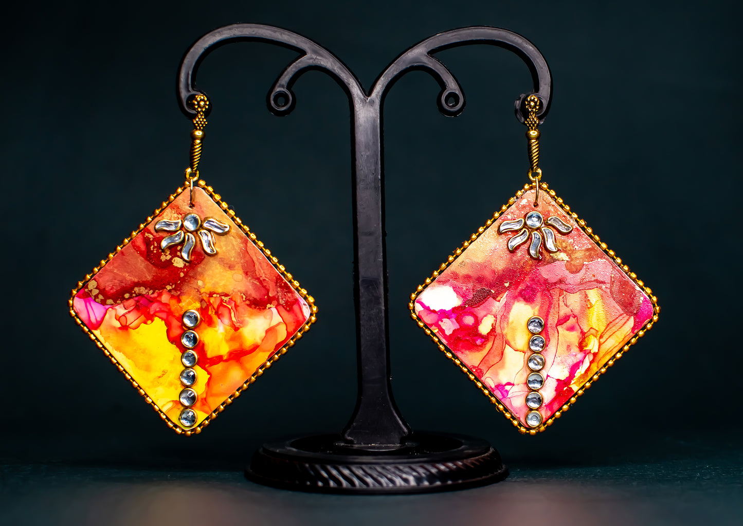 Fluid Earrings : Handmade