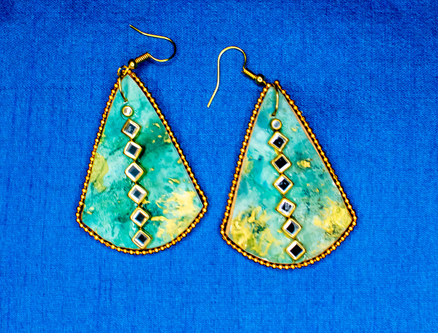Fluid Earrings : Handmade