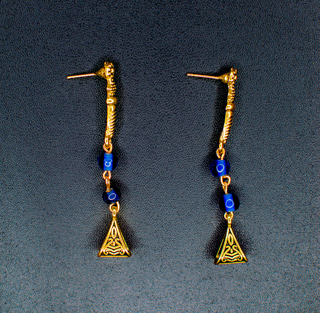 Statement Necklace Set, Handpainted : Handmade