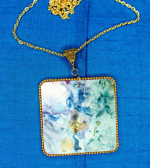 Fluid Necklace : Handmade