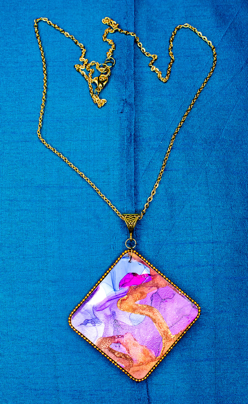 Fluid Necklace : Handmade