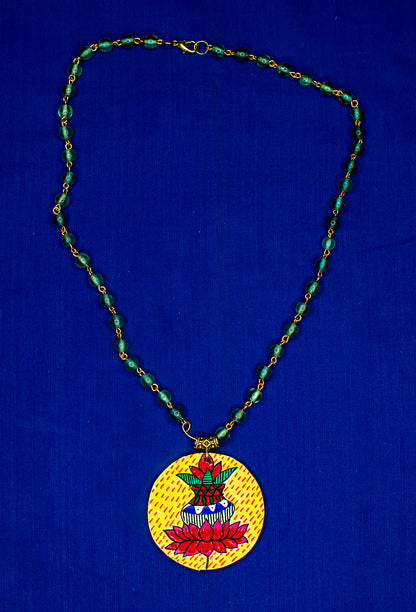 Shubham Necklace, Handpainted : Handmade