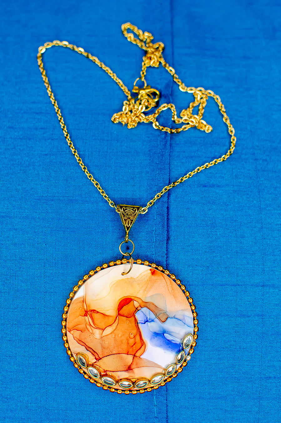 Fluid Necklace : Handmade