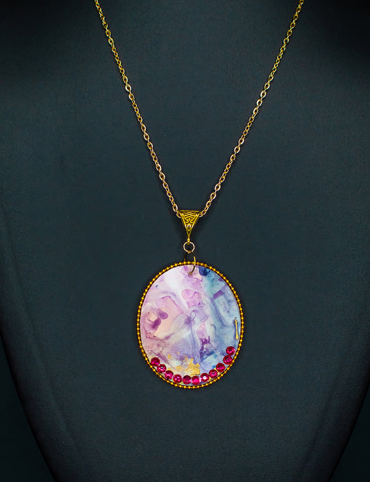 Fluid Necklace : Handmade