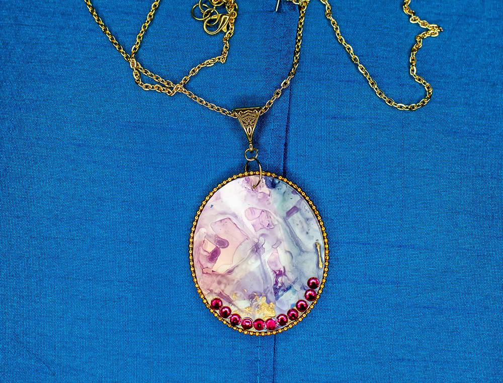 Fluid Necklace : Handmade