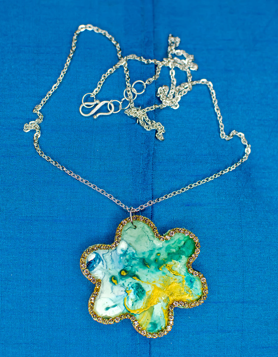 Fluid Necklace : Handmade