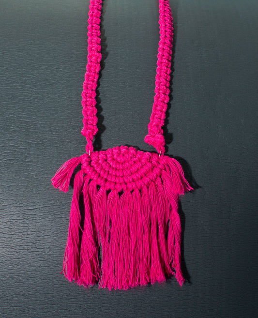 Macrame Necklace : Handmade