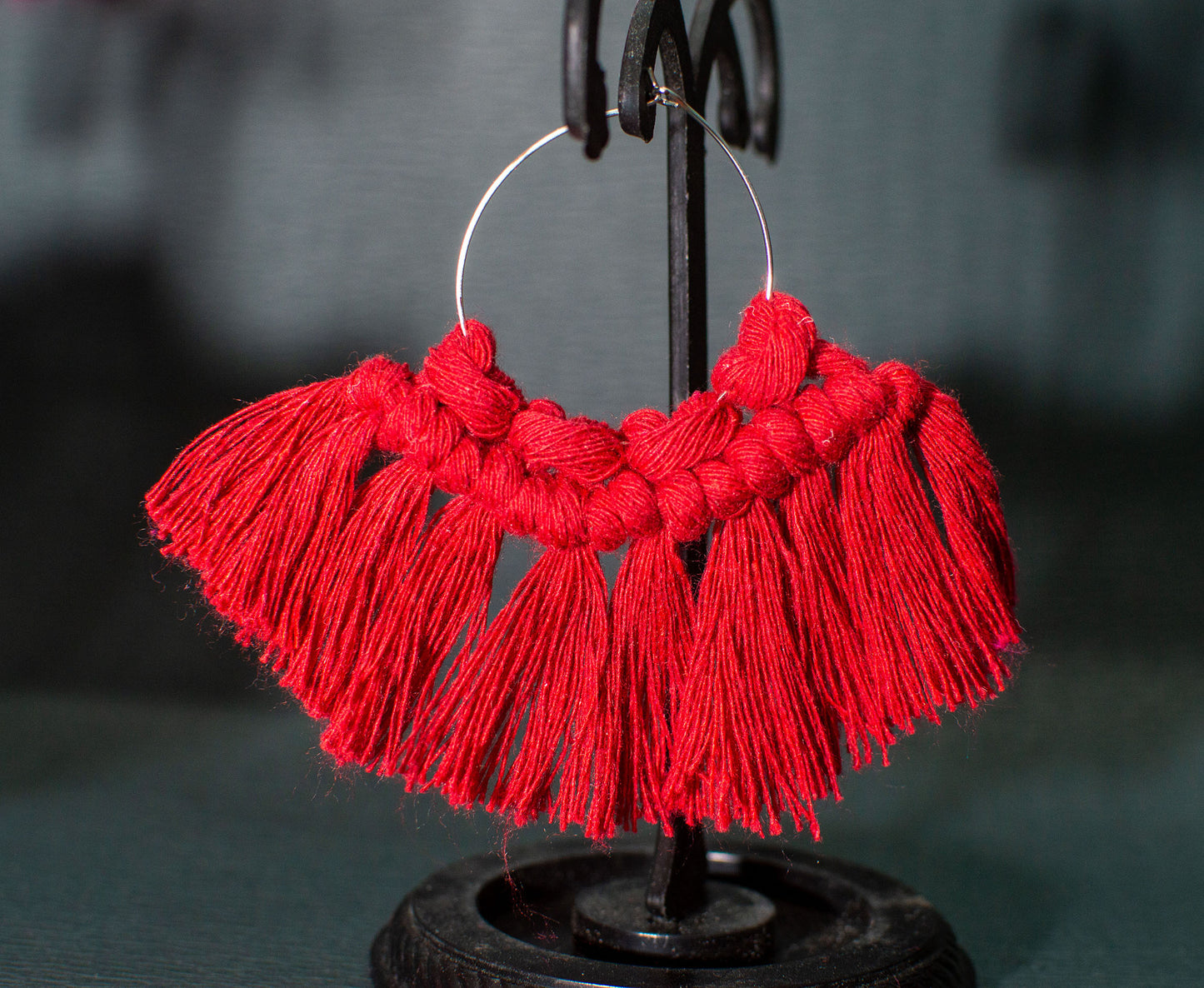 Macrame Earrings : Handmade