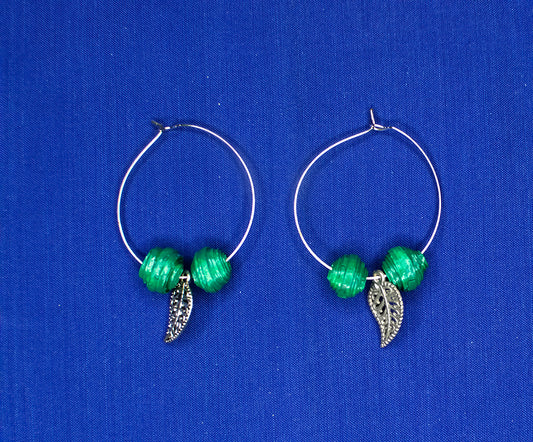 Statement Earrings, Handpainted : Handmade