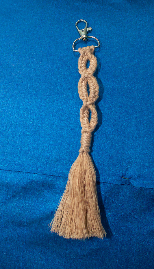 Macrame Keychain / Bag Jewellery : Handmade