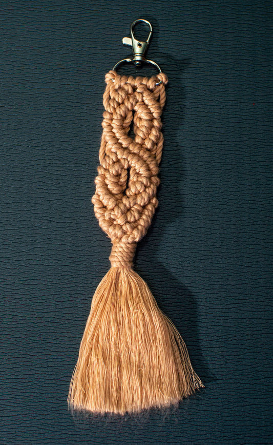 Macrame Keychain / Bag Jewellery : Handmade