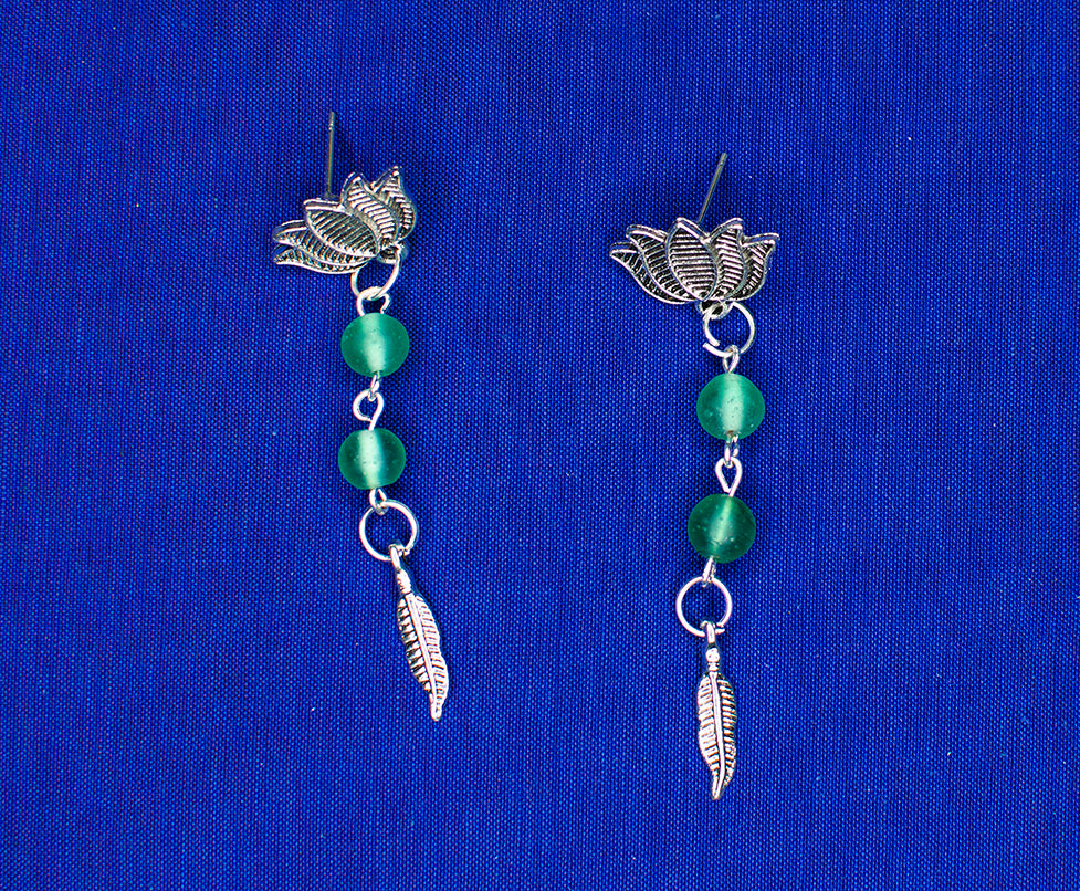 Statement Necklace set, Handpainted : Handmade