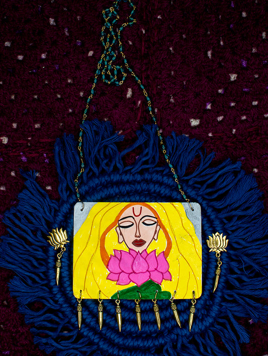 Statement Necklace Set, Handpainted : Handmade