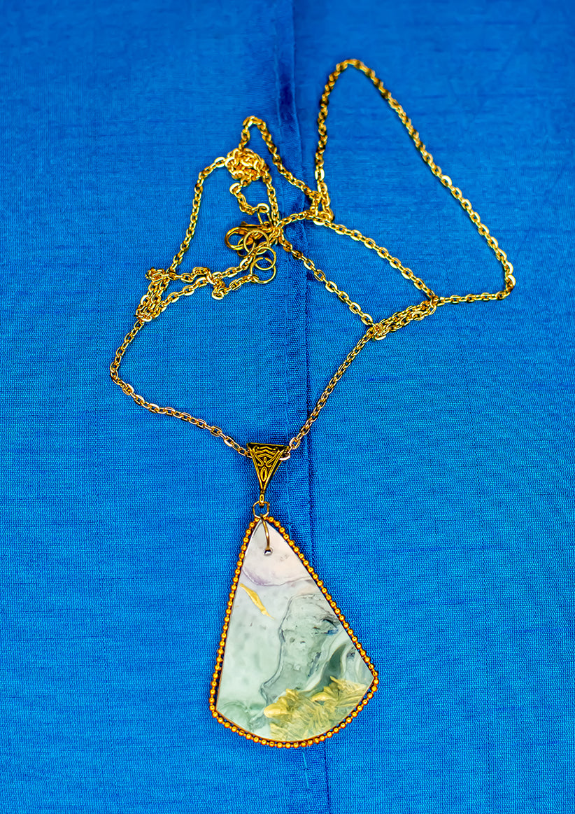 Fluid Necklace : Handmade