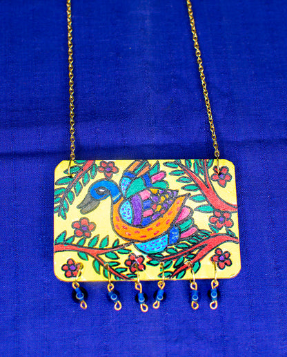 Madhumati Necklace, Handpainted : Handmade
