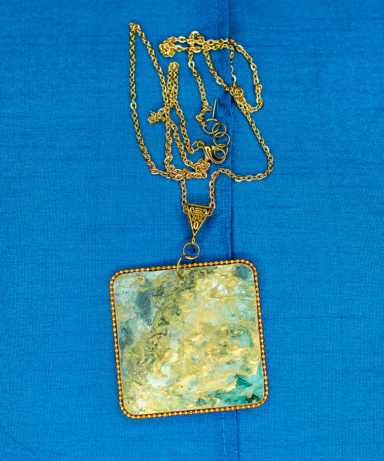 Fluid Necklace : Handmade