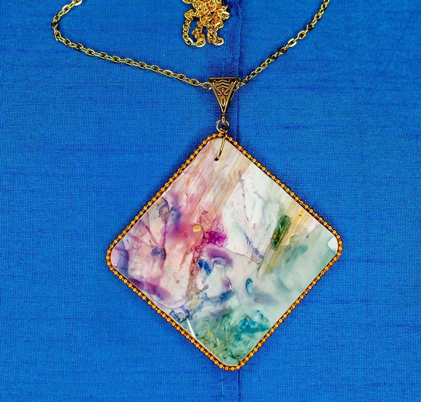 Fluid Necklace : Handmade