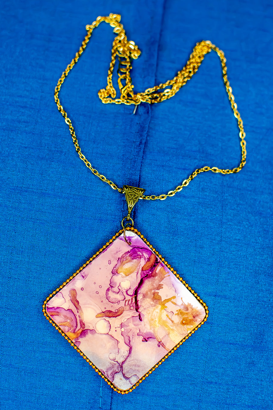 Fluid Necklace : Handmade