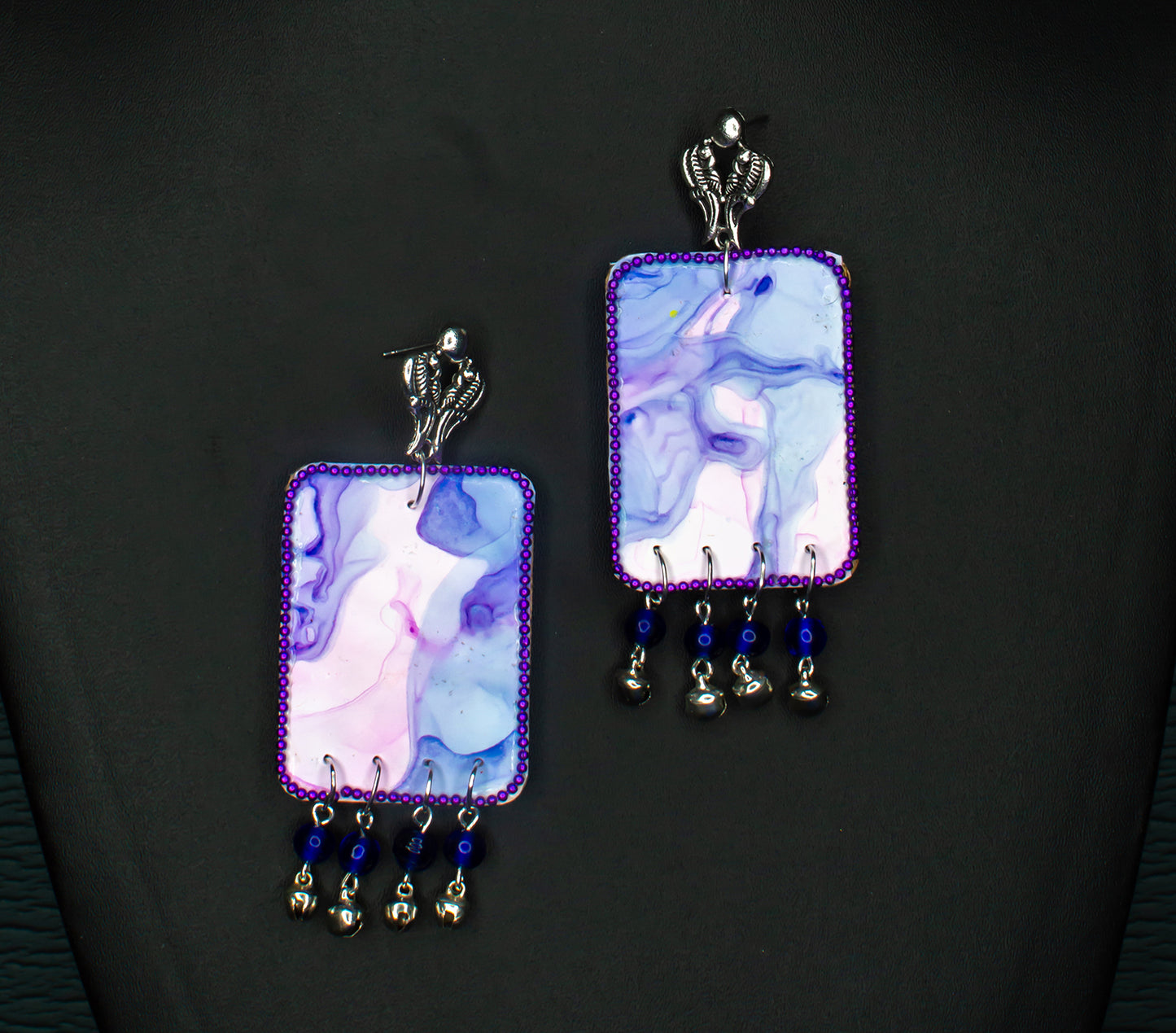 Fluid Earrings : Handmade
