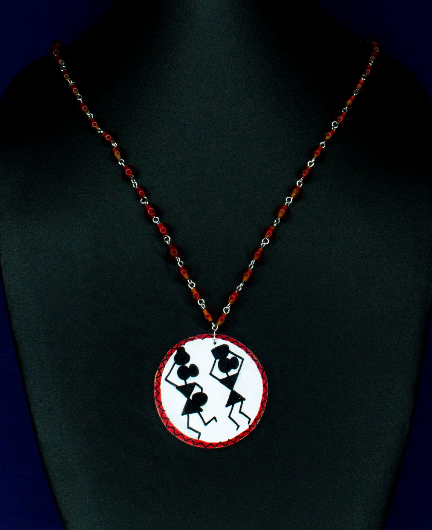 Ramya Necklace, Handpainted : Handmade