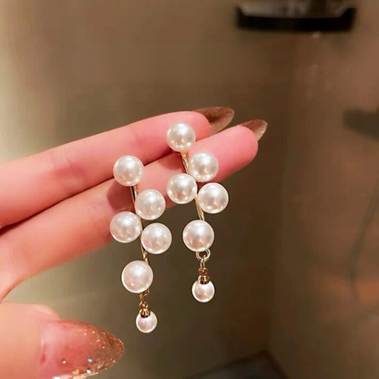 Pearls Statement Earrings