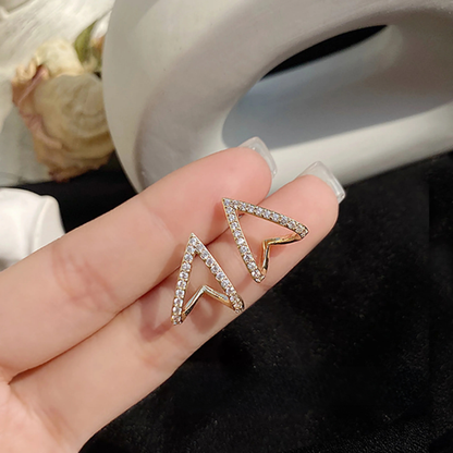 Triangle Bling Earrings