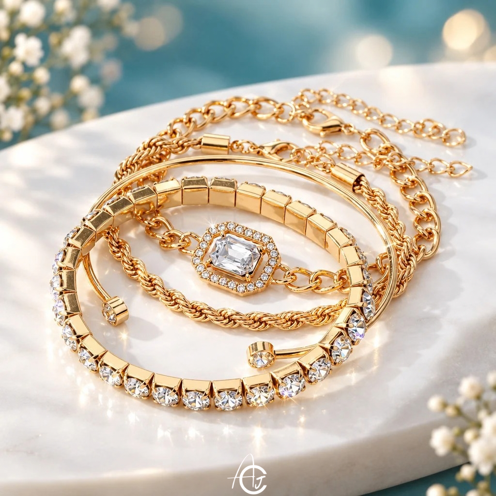 Golden Layered Bracelet