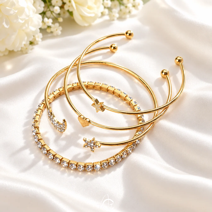 Golden Layered Bracelet