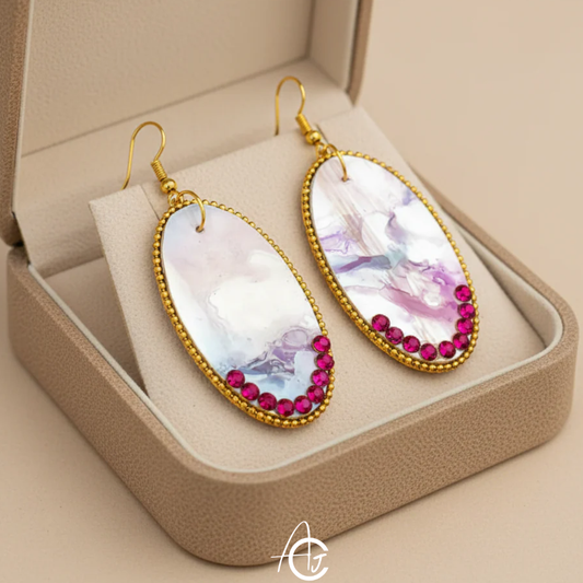 Fluid Earrings : Handmade