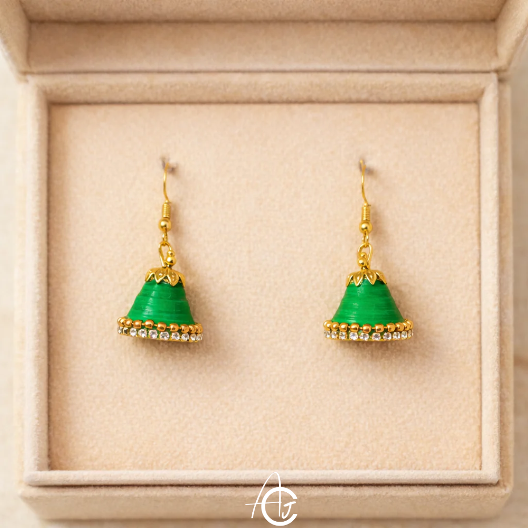 Statement Jhumka Earrings : Handmade