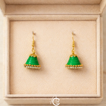 Statement Jhumka Earrings : Handmade