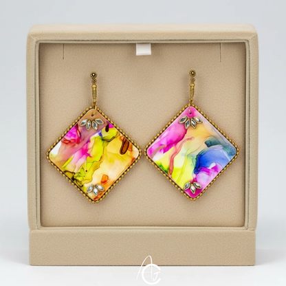 Fluid Earrings : Handmade