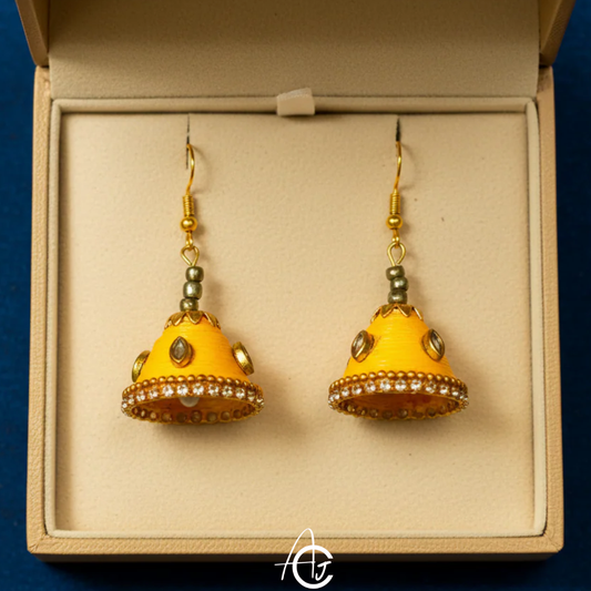 Statement  Jhumka : Handmade