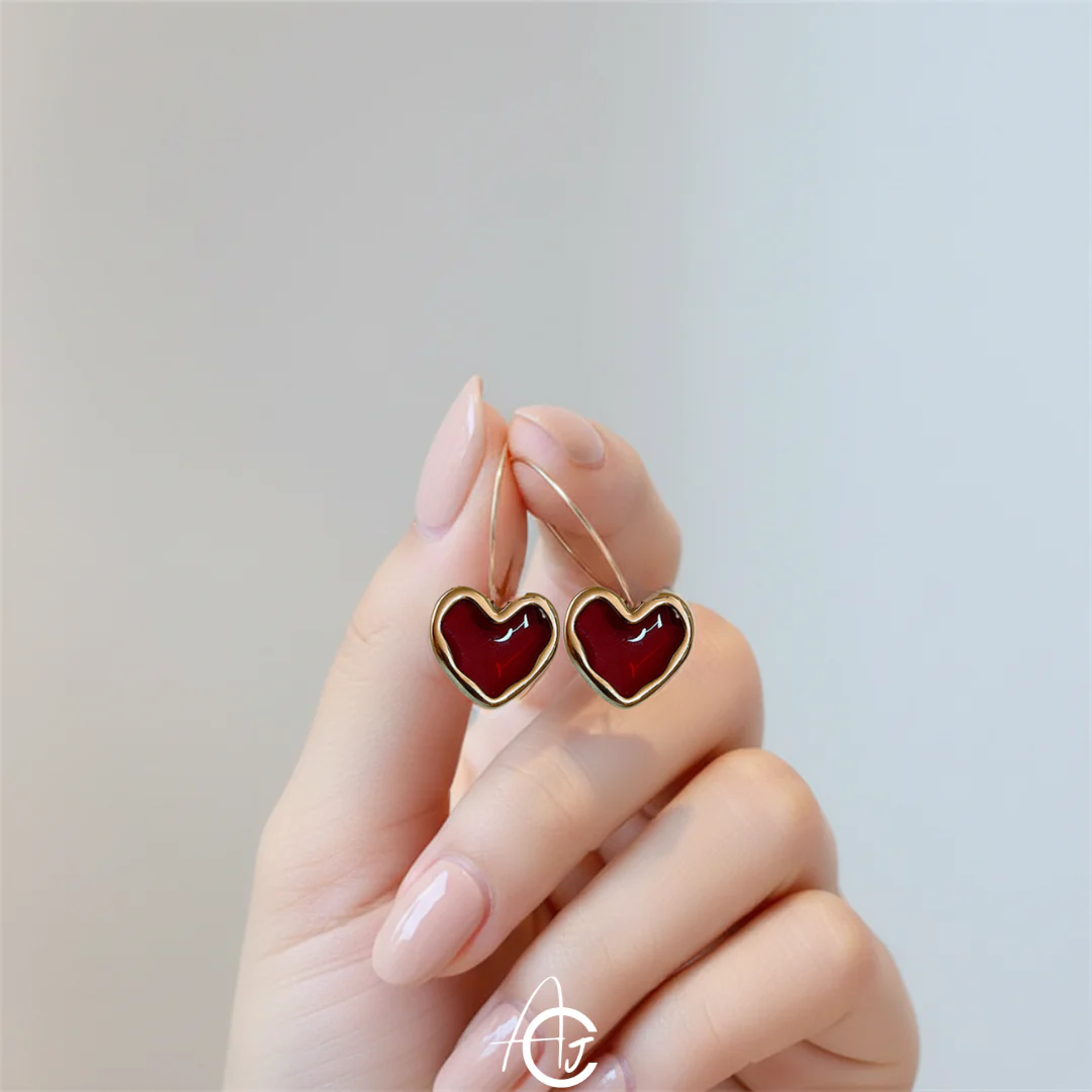 Hoop That Heart Earrings