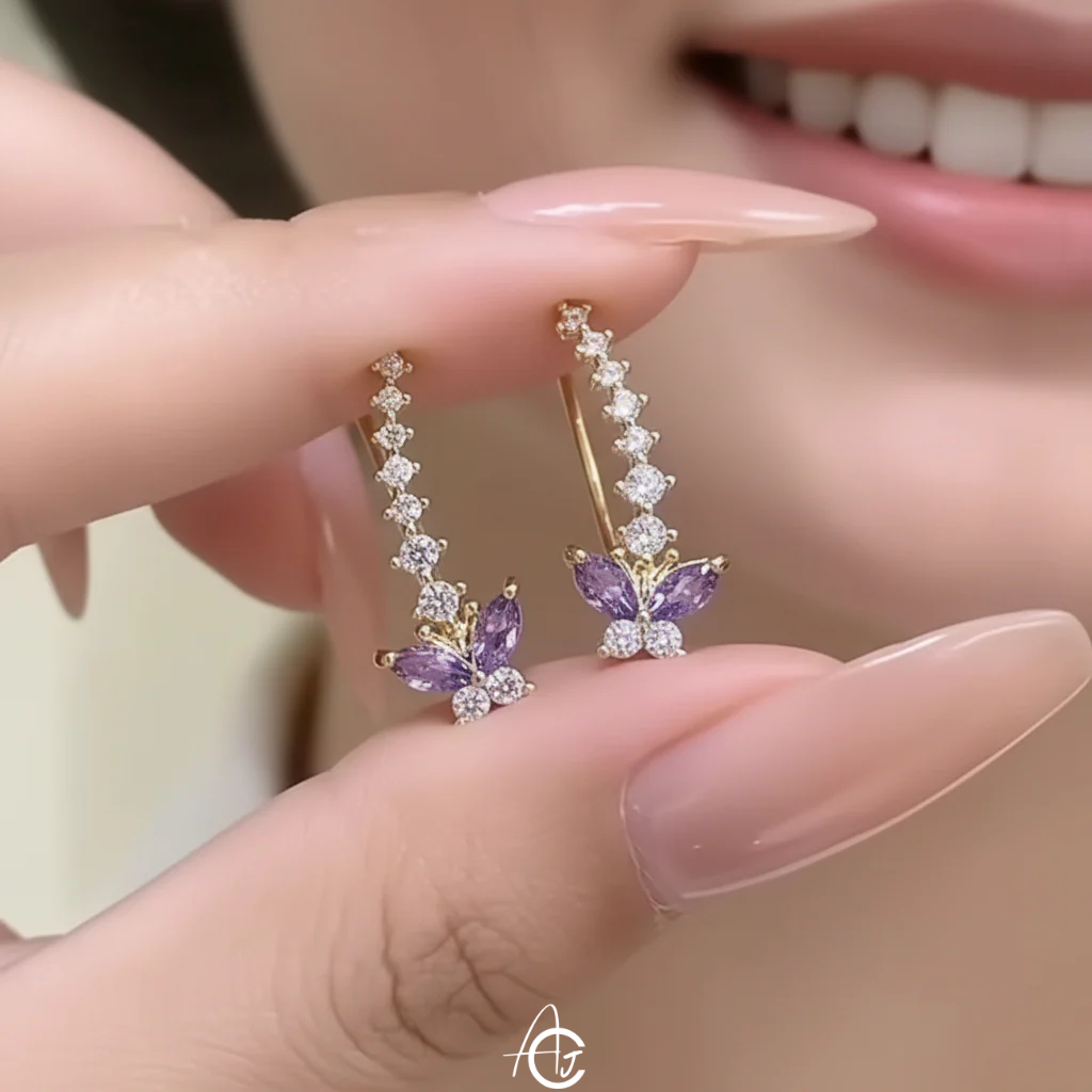 Butterfly Bling Earrings