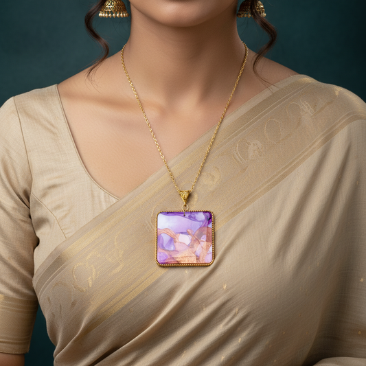 Fluid Necklace : Handmade