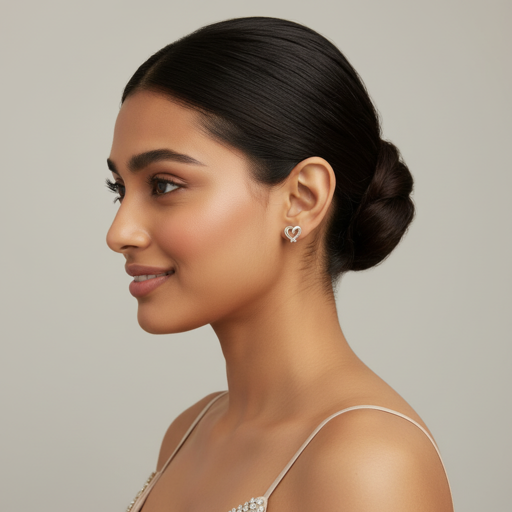 Heart Bling Earrings