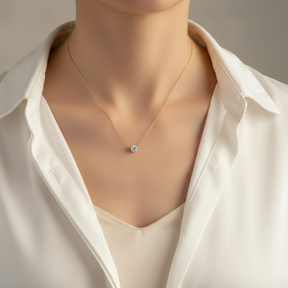 Solitaire Necklace