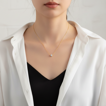 Solitaire Necklace