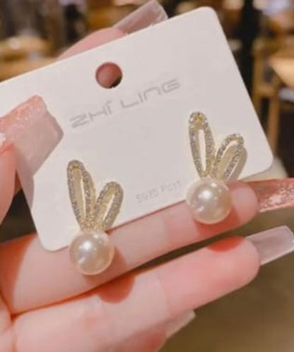 Pearl Bling Earrings