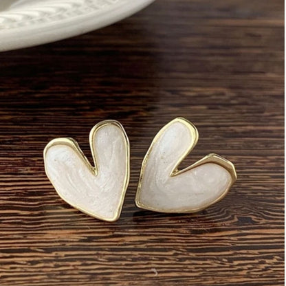 Shiney Heart Earrings