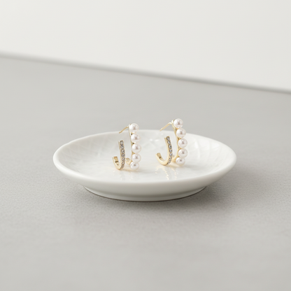 Pearl Bling Earrings