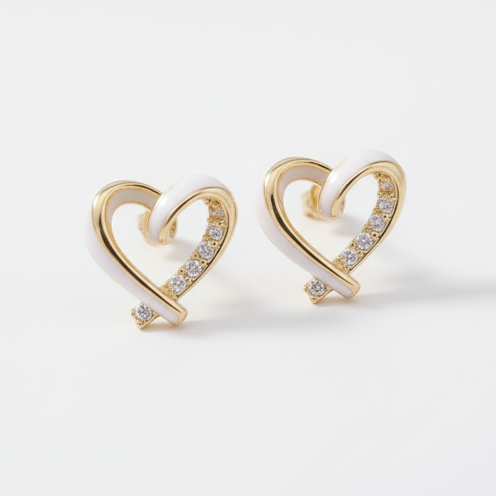 Heart Bling Earrings