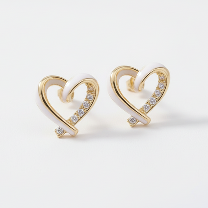 Heart Bling Earrings
