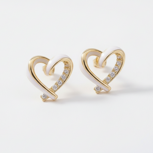 Heart Bling Earrings