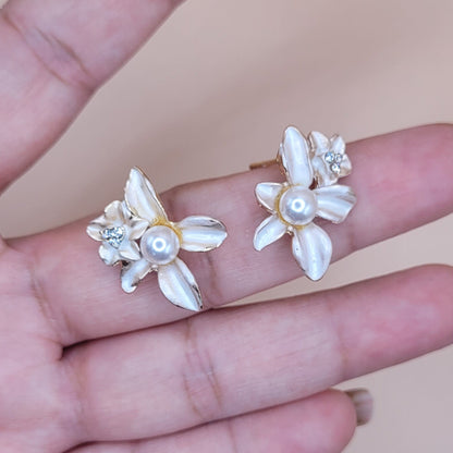Flower Bling Earrings