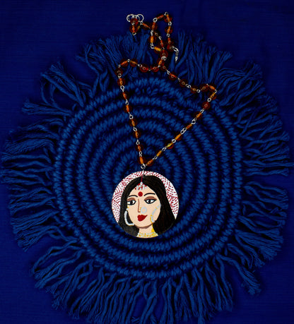 Ambika Necklace, Handpainted : Handmade