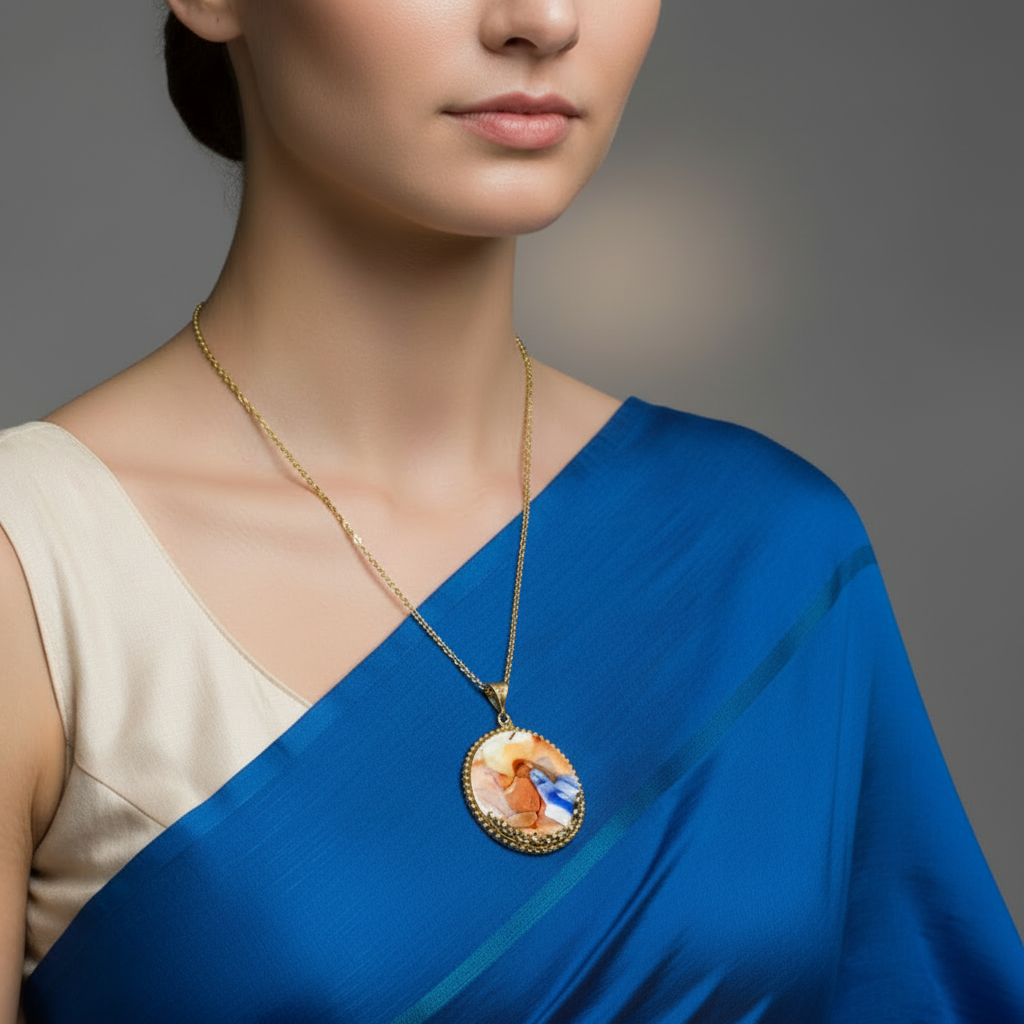 Fluid Necklace : Handmade