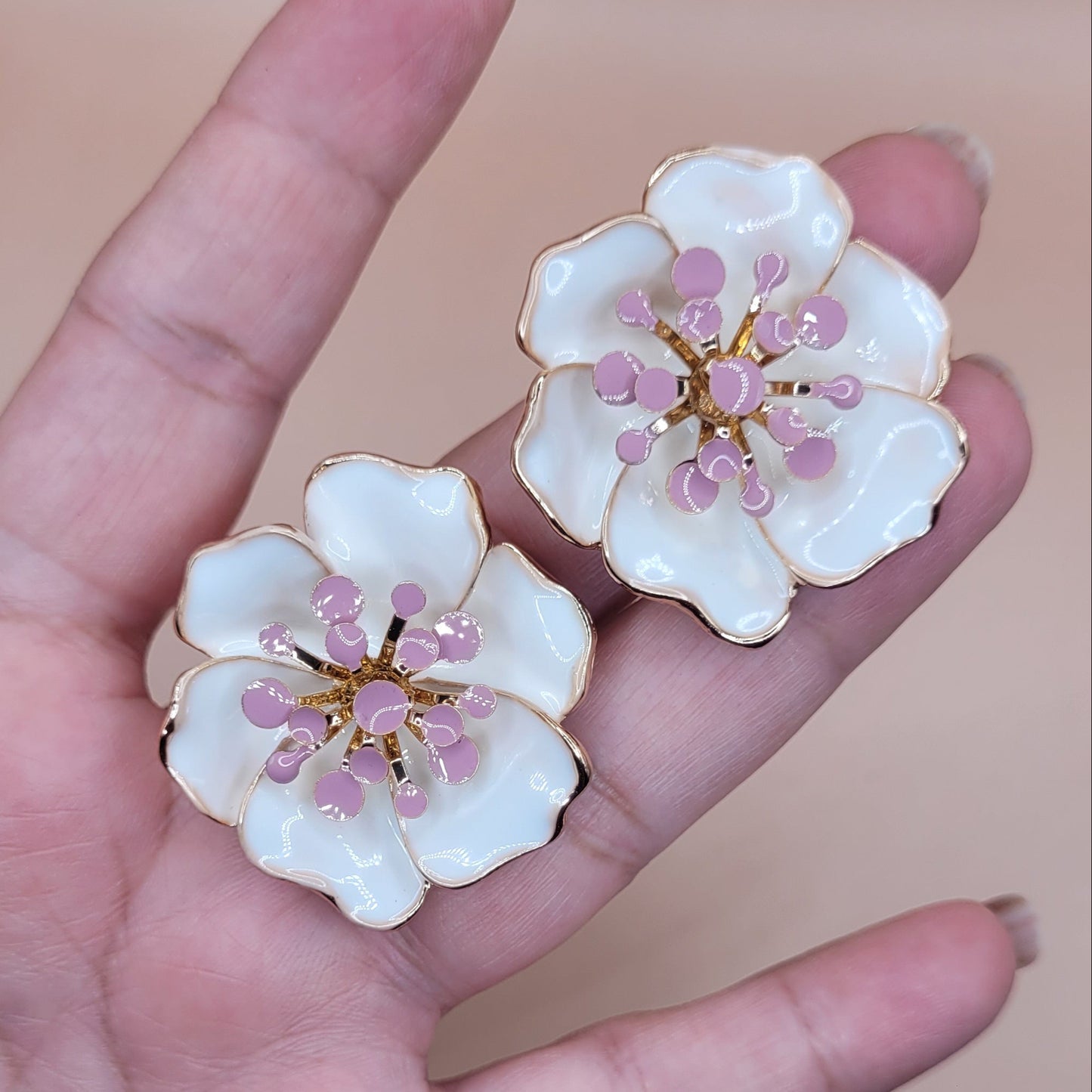 Flower Bling Earrings